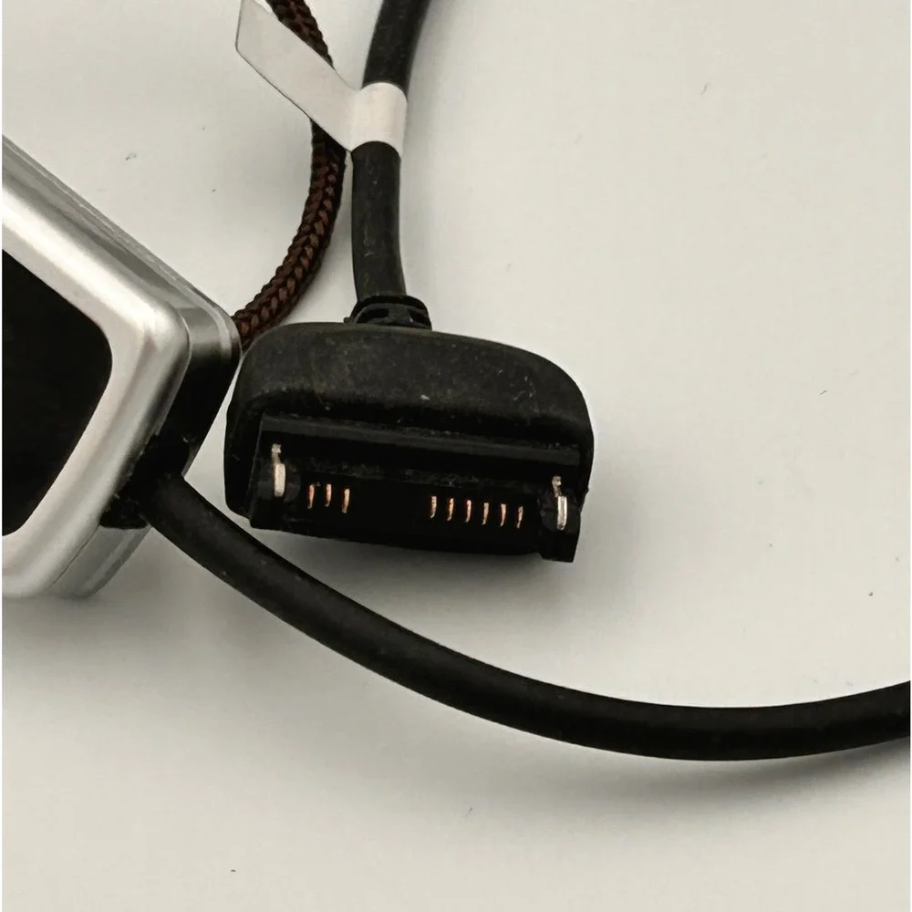 Nokia Wired Headset Earbuds with Inline Remote Pop-Port Connector Black Silver